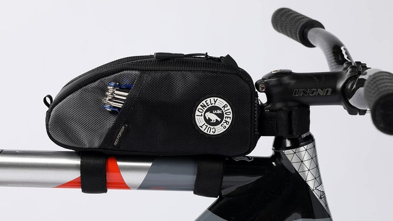 Ulac NOMADPAK: TREKKING Top Tube Bag (Black-Grey, 1.2L) - Image 4